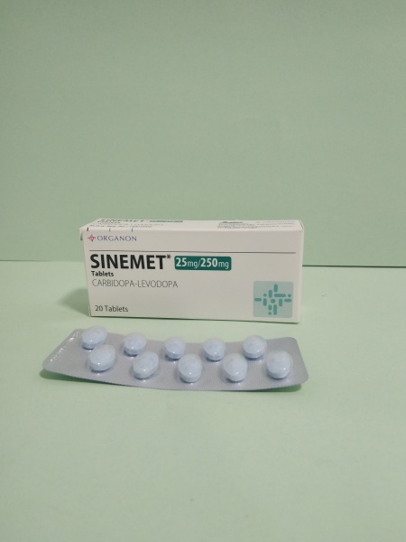 Купить Синемет 25/250 мг 20 таблеток в Хургаде